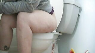 BBW girl poop teasing solo