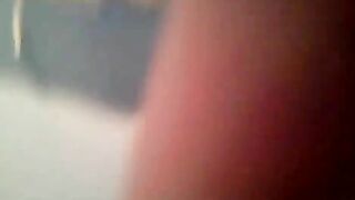Chunky wife with thick saggy boobs pushing fat turds