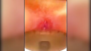 Babe's Hard Poop In The Toilet