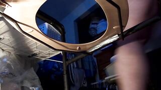 Sticky shit from big fat ass