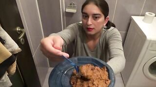 Breakfast On Plate For Her Slave