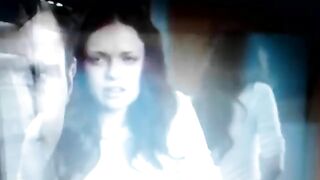 Brunette breaking Wind toilet scene