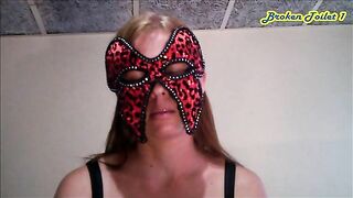 Slutty sexy lady love teasing and pooping on the slave