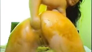 Colombian scat lady fucking and smearing