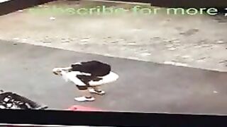 Desperate diarrhea caught on the CCTV