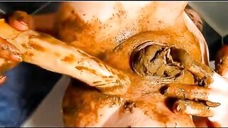 Dirty mature loves messy shit