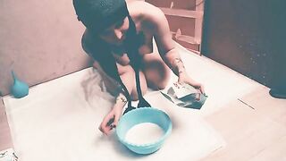 Lovely hairy chick and hot shit