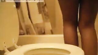 Beautiful black ass lady dropping hot shit