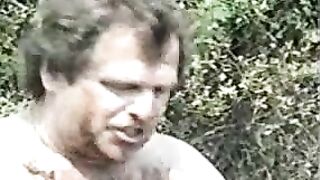 Lucky dude bangs horny scat ladies in outdoor orgy