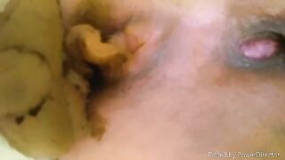 Ass fingering and shit teasing show