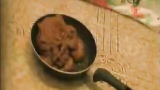 Girl is ready to cook her shit