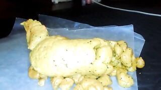 Huge poop and big gaping hole