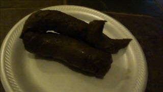 Huge stinky sausage from lovely ass