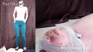 Nice ass lady and sexy shit for slave