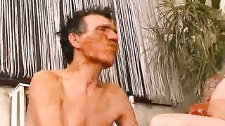 Mature scat couple play