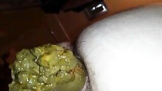 Hairy Ass Michelle close up turds