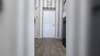 Naughty chubby girl gets messy