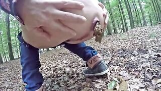 Amazing shit in the woods