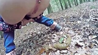 Amazing shit in the woods