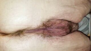 Pants down over toilet POV