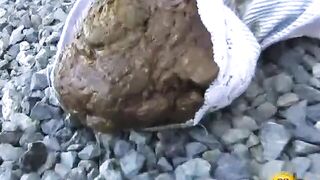 Perfect panty pooping show