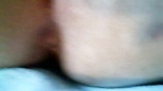 Pooping on a towel closeup