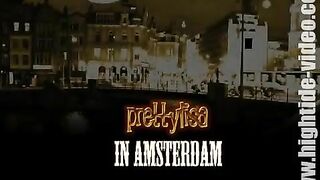 Pretty Lisa in Amsterdam takes dirty cock