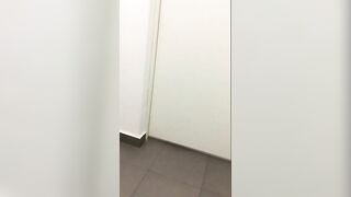 Public toilet scat show