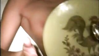 MILF love shit on her face