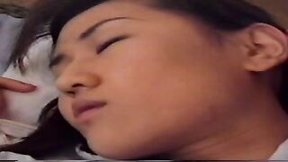 Girl in school uniform gets pussy fucked and pisses herself