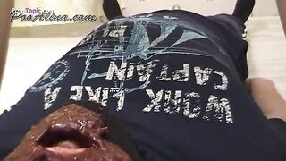 Scat homemade pooping show