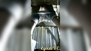 Scat voyeur and big pooping ass