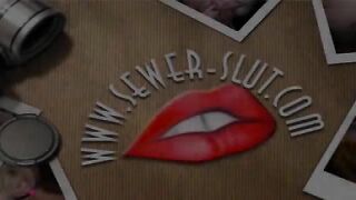 Sewer Slut Carol eating shit and sucking cock