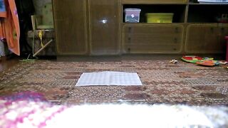 Nice young pooper dropping shit at home