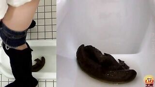 Nice ass lady shit teasing and ass fingering