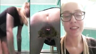Compilation of sexy girls shitting