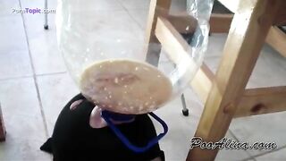 Sweet brunette girlfriend shit teasing