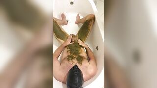 Shit smothered sluts fuck in spa