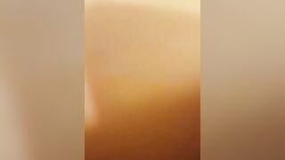 Shitty anal beads teasing