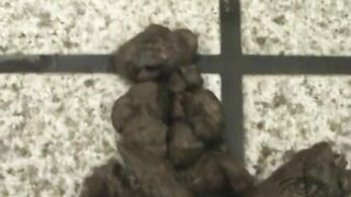 Lovely round ass Japanese babe and sticky shit