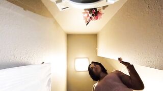 Nice smooth ass lady shit teasing