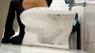 Poop under the stall