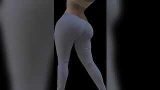 White cake and brownies poop closeup