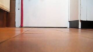 Girl takes huge shit while wearing Mickey Mouse ears