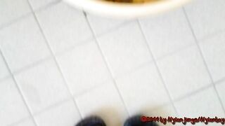 Heavy small turds in the toilet