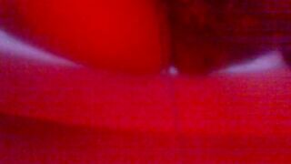 Hairy horny milf dropping sweet load