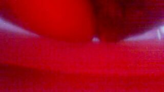 Hairy horny milf dropping sweet load