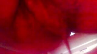 Amateur lady shitting nicely in the toilet