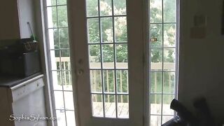 Stunning hot fit chick poops in her panty