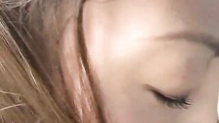 Pretty ass Japanese babe and hot shit